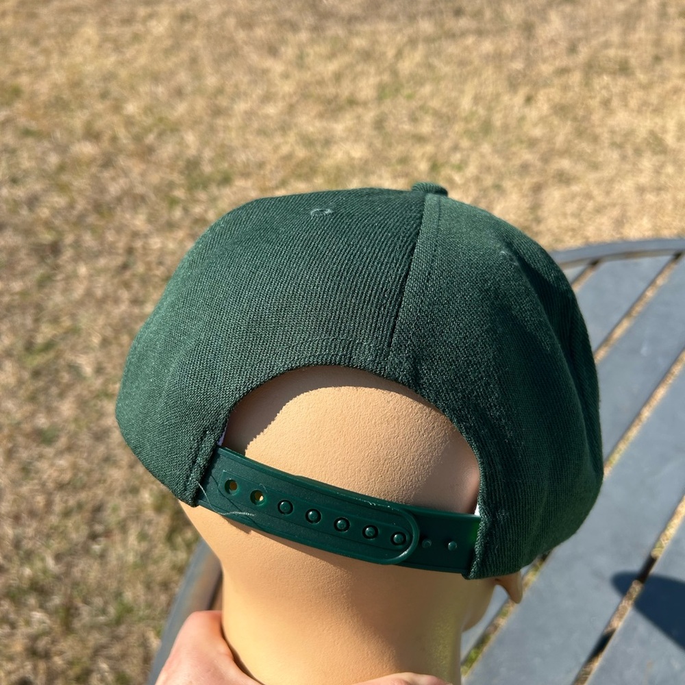 MF DOOM “THROW 25” Green Flat Brim Snapback Hat Embroidered Hip-Hop Cap - Picture 4 of 16